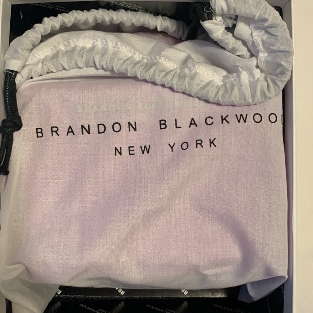 Brandon Blackwood Mini Kendrick Trunk Soft Purple Terrycloth Purse - Picture 3 of 6